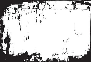 grunge texture of wall fragment with scratches and cracks vector