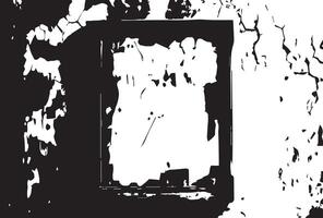 grunge texture of wall fragment with scratches and cracks vector