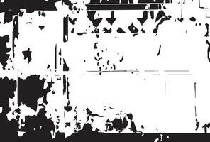 grunge texture of wall fragment with scratches and cracks vector