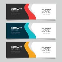 Unique webinar business marketing social media cover and web banner template vector
