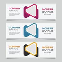 Professional and Minimalist banner design template vector