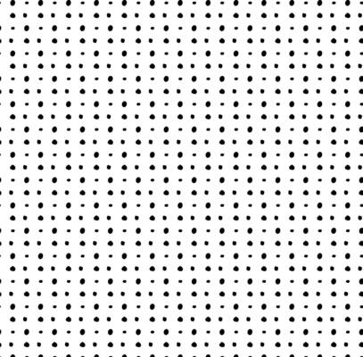 Doodle style texture in the form of a pattern of black dots on a white background