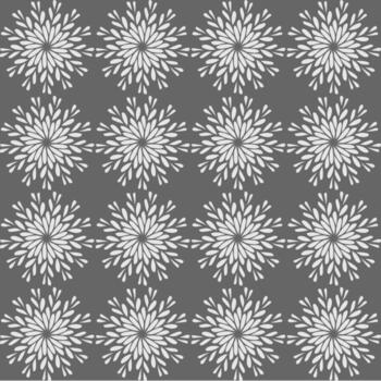 Seamless texture in the form of round abstract patterns on a gray background vector