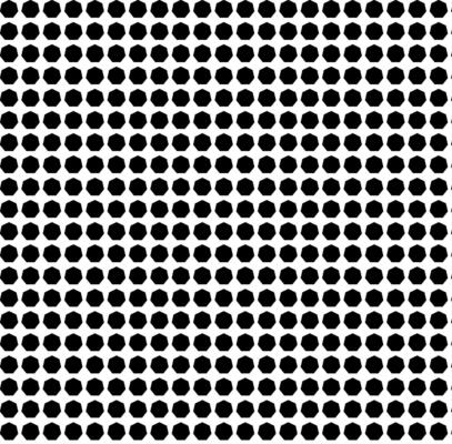 Seamless texture in the form of a geometric pattern of black polygons on a white background