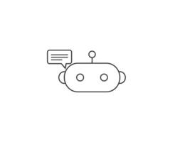 Chatbot, robot, app icon. illustration. vector