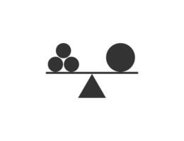 Stability, balance, harmony icon. illustration. vector