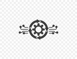 Algorithm, engineering, channel icon. illustration. vector