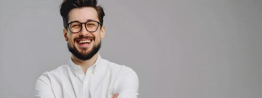 Excited Marketing Research Analyst Career Success and Data Analysis photo