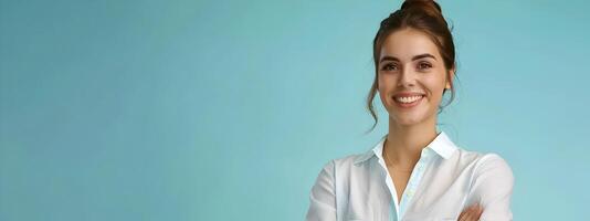 Young Executive Assistants Inspiring Workspace A Portrait of Vibrant Professionalism photo