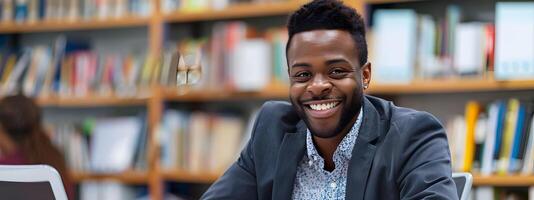 Accomplished and Enthusiastic Principal Engaged in Work at Desk photo