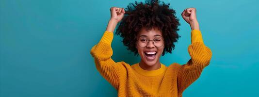 Joyful Continuous Improvement Leader Embraces Progress with Vibrant Enthusiasm photo