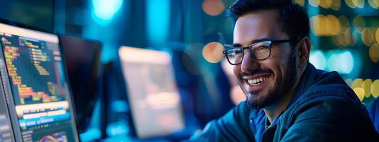Thriving Chief Information Officer Driving Digital Transformation in Cutting Edge Tech Environment photo