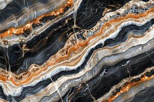 High-quality image showcasing the intricate patterns of an elegant marble surface photo