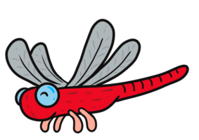dragonfly cartoon characters png