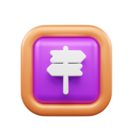 User Interface 3d icon illustration or User interface web and apps icon png