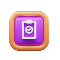 User Interface 3d icon illustration or User interface web and apps icon png