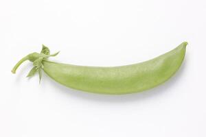 Pea on white background photo