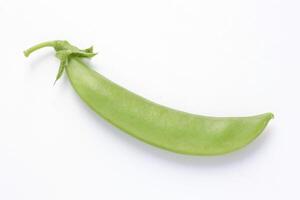 Pea on white background photo