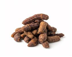 a pile of raw nuts on a white background photo