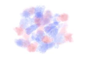 Blue and red watercolor splashes. Modern piece with vibrant colors, fluid design. Abstract stain. Color splashing in the paper. For decorative purposes, adding dynamic touch to any space. vector