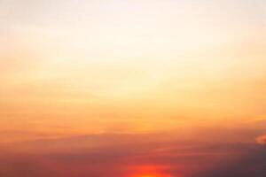 Beautiful , luxury soft gradient orange gold clouds and sunlight on the blue sky perfect for the background, take in everning,Twilight, Large size, high definition landscape photo