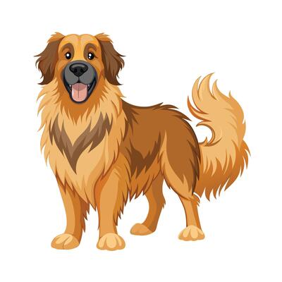 Realistic Pet Cat , Dog Illustration Concepts