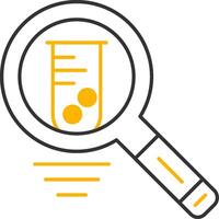 Analysis Line Two Color Icon vector