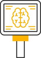 Mri Line Two Color Icon vector