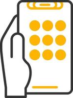 Apps Line Two Color Icon vector