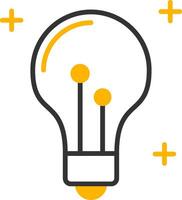 Idea Line Two Color Icon vector
