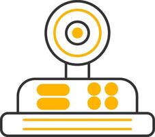 Camera Line Two Color Icon vector