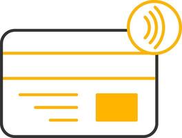 Nfc Payment Line Two Color Icon vector
