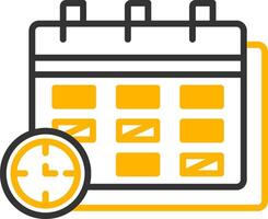 Term Line Two Color Icon vector