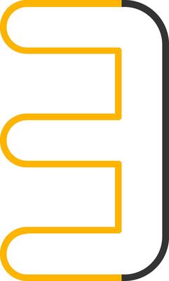 Three Line Two Color Icon