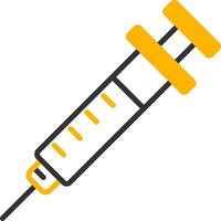 Injection Line Two Color Icon vector