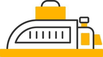 Planer Line Two Color Icon vector