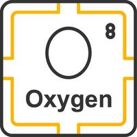 Oxygen Line Two Color Icon vector