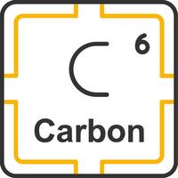 Carbon Line Two Color Icon vector