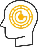 Maze Line Two Color Icon vector
