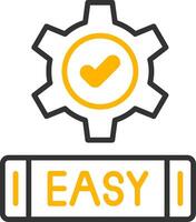 Easy Line Two Color Icon vector