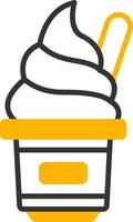 Ice Cold Line Two Color Icon vector