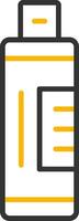 Toner Line Two Color Icon vector