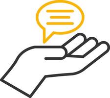 Advice Line Two Color Icon vector