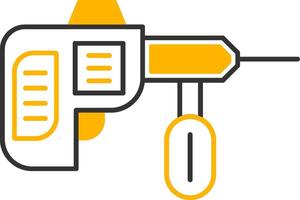 Demolition Hammer Line Two Color Icon vector