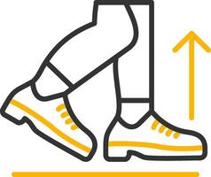 Hop Line Two Color Icon vector