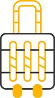 Travelling Line Two Color Icon vector