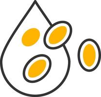 Platelet Line Two Color Icon vector