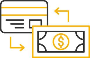Payment Method Line Two Color Icon vector