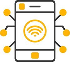 Iot Line Two Color Icon vector