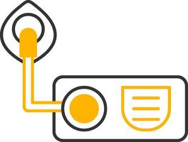 Oxygen Line Two Color Icon vector